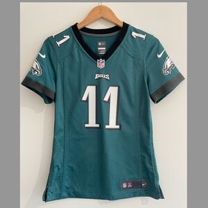 Nike Carson Wentz Philadelphia Eagles Women's Green Jersey